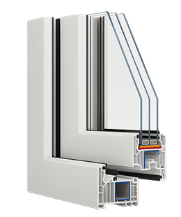 ПВЦ прозорци Softline 82D